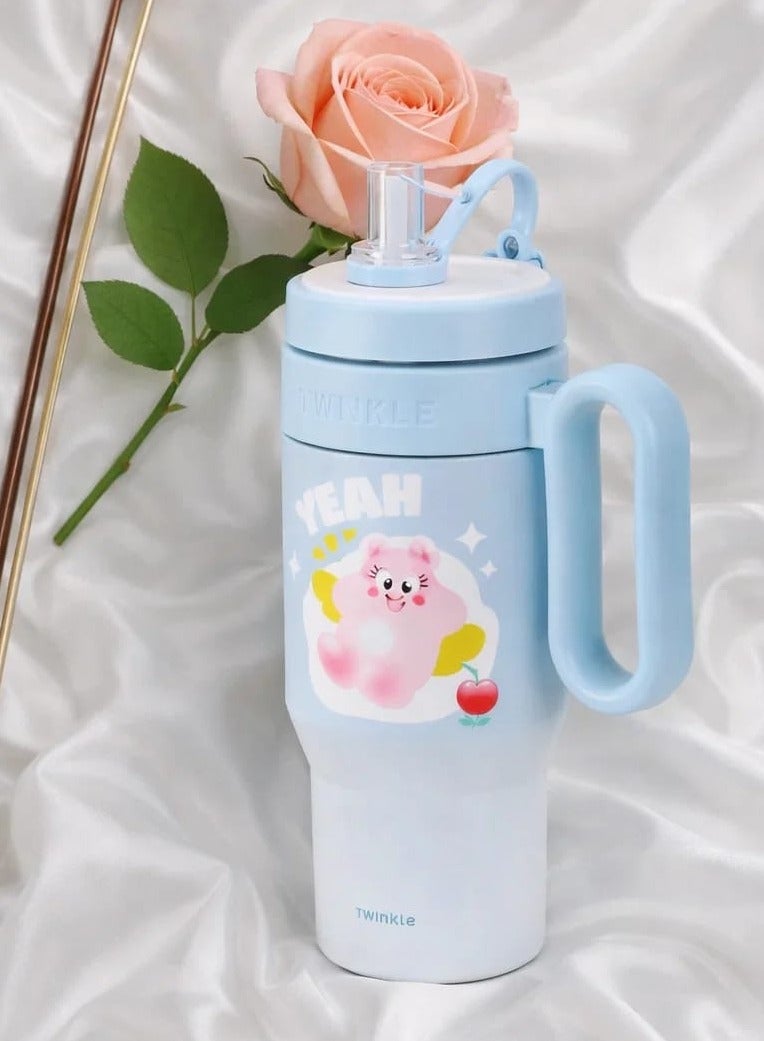 Twinkle Starks 850ml Cup + Strainer for Drinks and Ice, Stainless Steel, Rust and Leak Proof, Keeps Liquids Hot and Cold for 7 to 12 Hours, Sealed 304. - Image 2