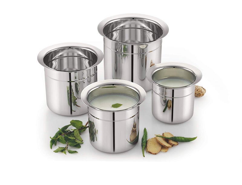 M MUKTI Crafted for Excellence Mukti Premium Stainless Steel Milky Mist Pot|Container| Pot for Storing Milk,Butter Milk|Durable and Silver Classic Finish|Ideal for Home & Kitchen|Pack of 1-2750ml  - Image 3