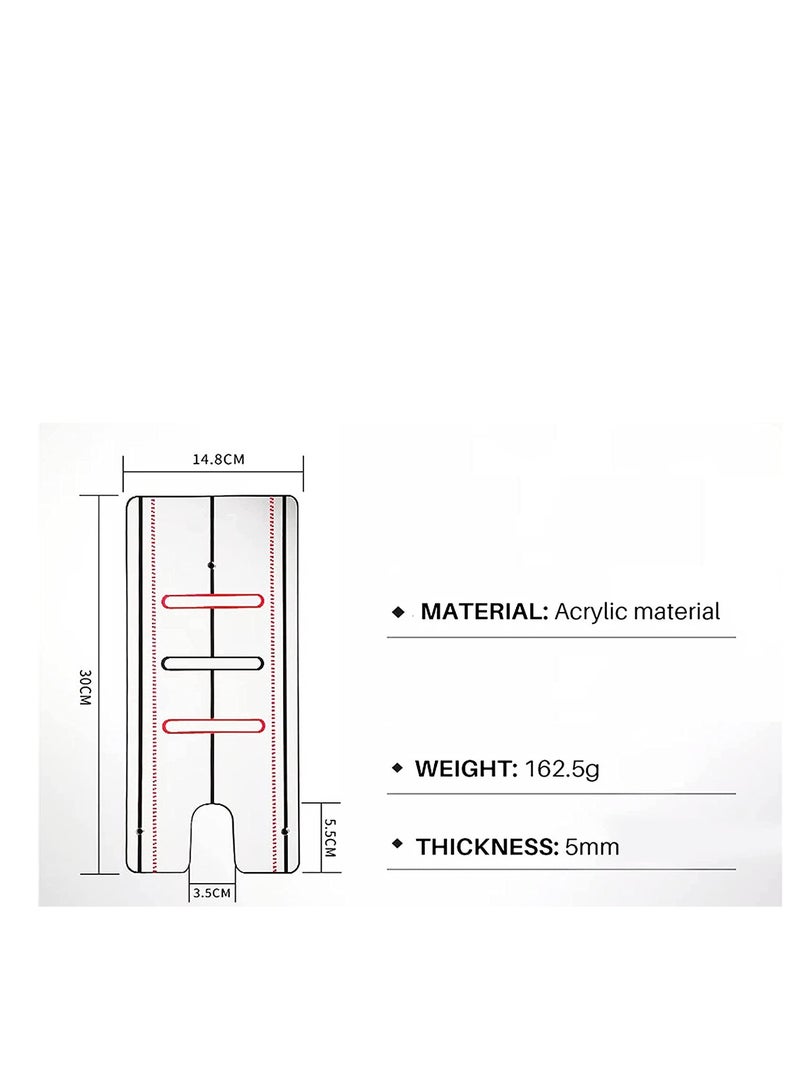 Beauenty Portable Golf Putting Mirror with Alignment Line, Professional Training Aid for Beginners, Includes Black Golf Towel for Enhanced Practice - Image 5