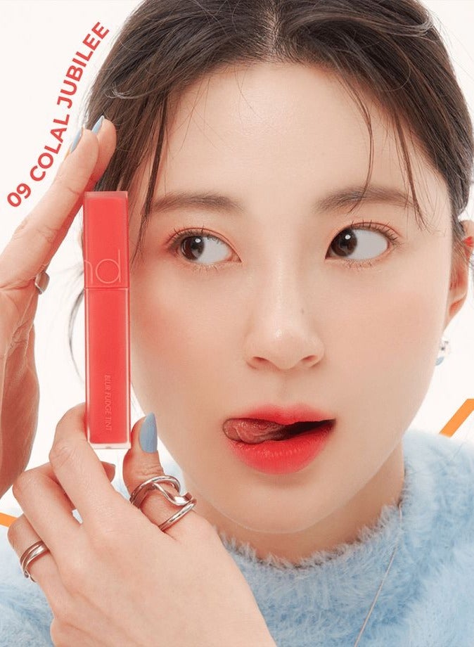 rom&nd Blur Fudge Tint (09 CORAL JUBILEE) 5g - Image 5