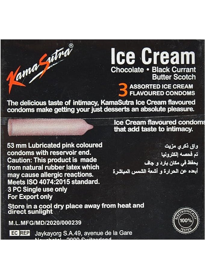 Kamasutra Condoms Ice Cream Flavor - 3'S - Image 2