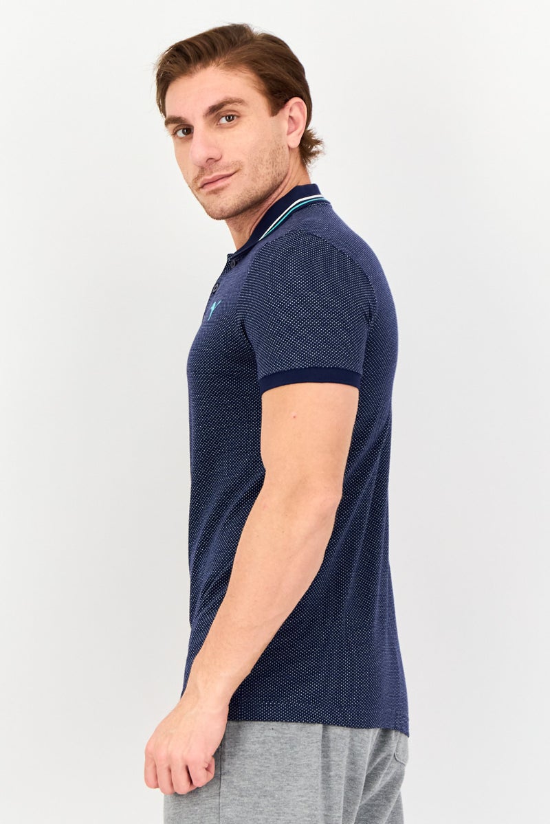 PUMA تي شيرت بولو للرجال بأكمام قصيرة مناسب للرياضة في الهواء الطلق، متعدد الألوان - Image 2