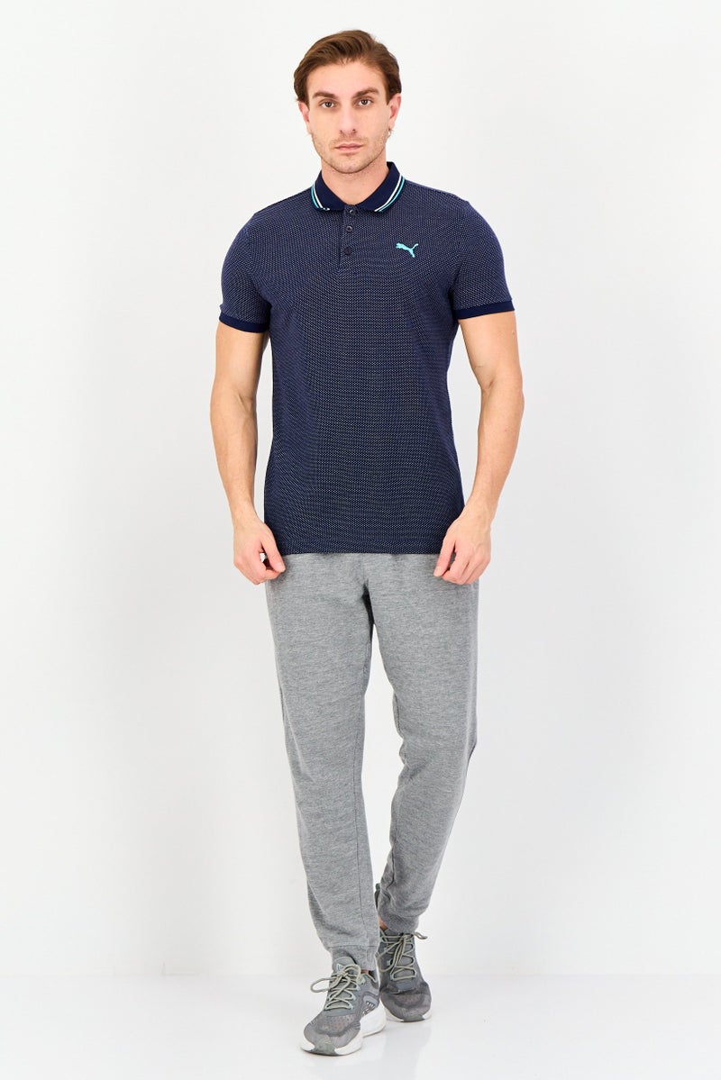 PUMA تي شيرت بولو للرجال بأكمام قصيرة مناسب للرياضة في الهواء الطلق، متعدد الألوان - Image 4