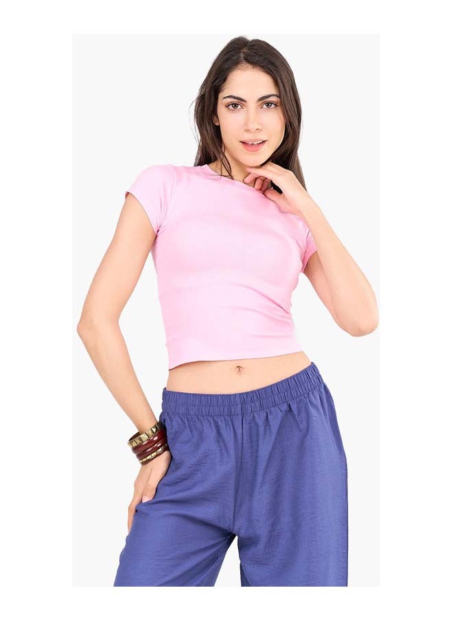 Clue Slim Fit Crew Neck Top  - Image 1