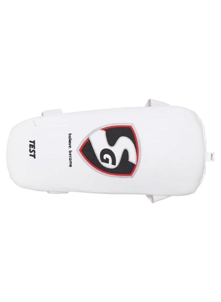 SG SG TEST Youth Elbow Guard | Lightweight Protective Gear for Junior Cricketers | Durable Foam Padding | Snug Fit & Comfort | Classic White | 1 Pc  - Image 3