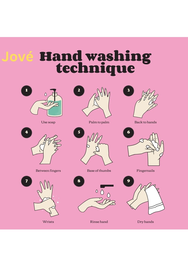 Jove Hand Wash Pink Rose – 5 Liters | Moisturizing & Gentle | Long-Lasting Floral Fragrance | For All Skin Types - Image 3