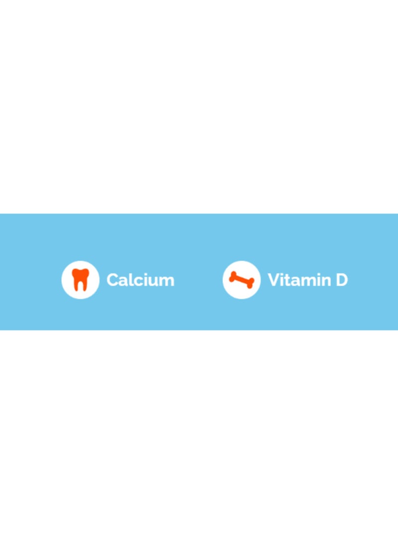 Haliborange Kids Calcium & Vitamin D 30 Strawberry Gummies - Image 2