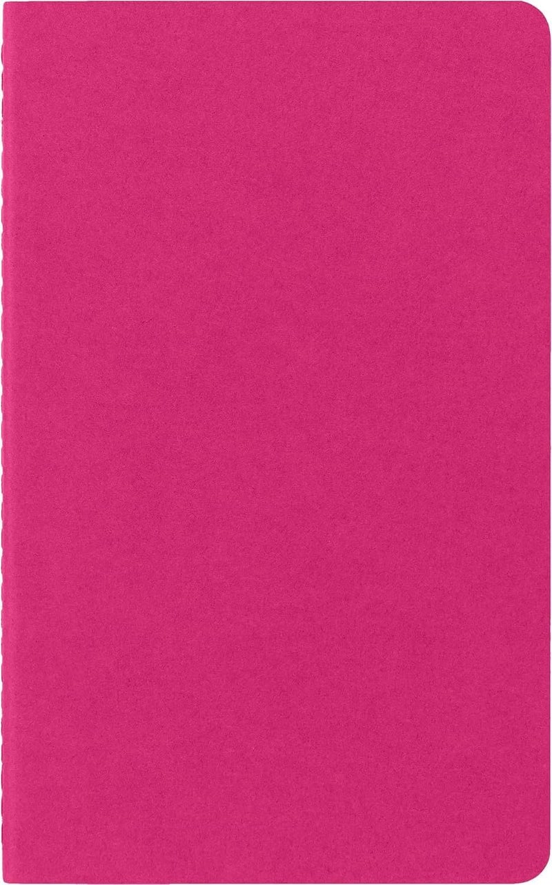 Cahier Journal, Soft Cover, Large (5" x 8.25") Ruled/Lined, Kinetic Pink, 80 Pages (Set of 3) - Image 2