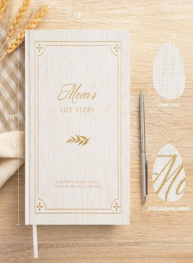 &And Per Se ⩓ Per Se Mom's Life Story Journal - A Mother Guided Memory Journal with Thoughtful Prompts Questions-Mom Memory Keepsake Book Gift for Mother's Day, Birthday, Christmas (Beige) - Image 2