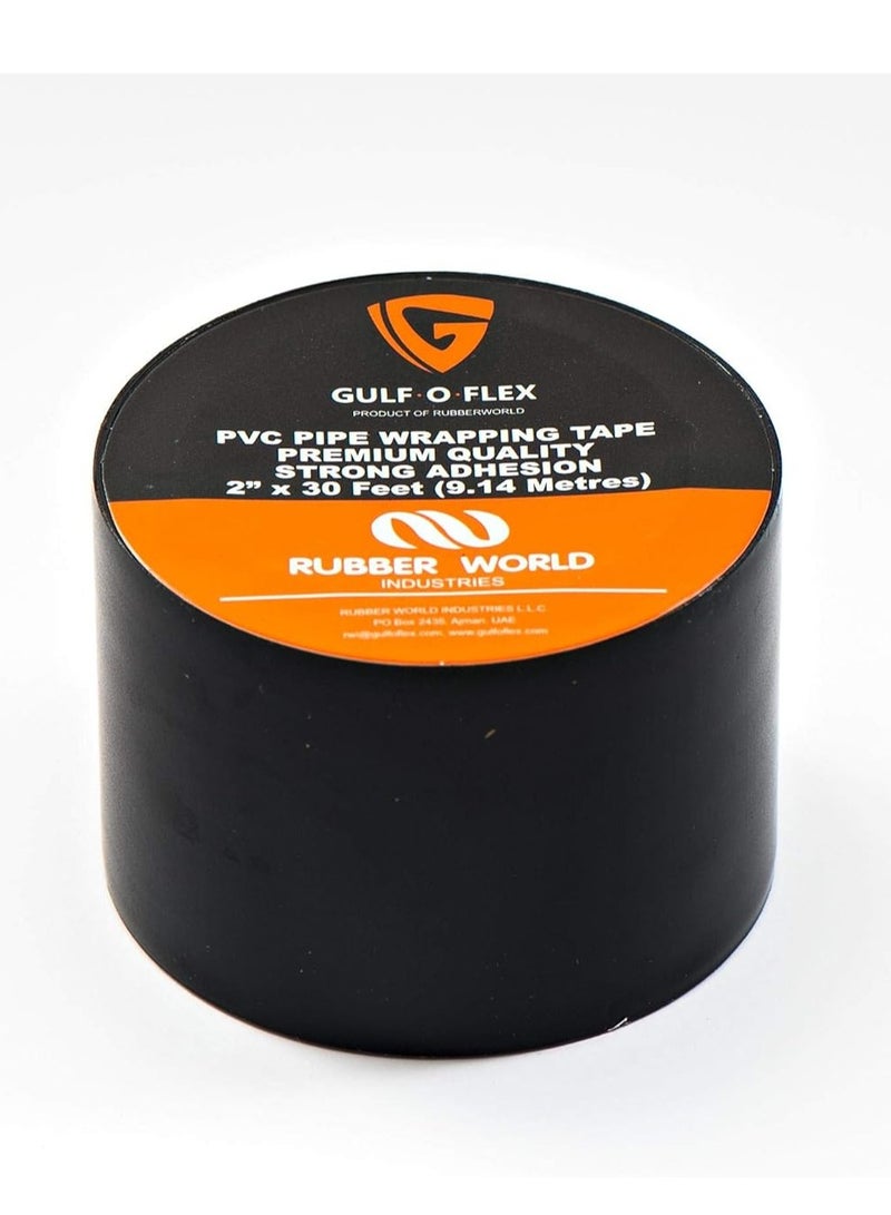 شريط لحام عريض اسود من مادة بي في سي جولف او فليكس 2 بوصة × 60 قدم