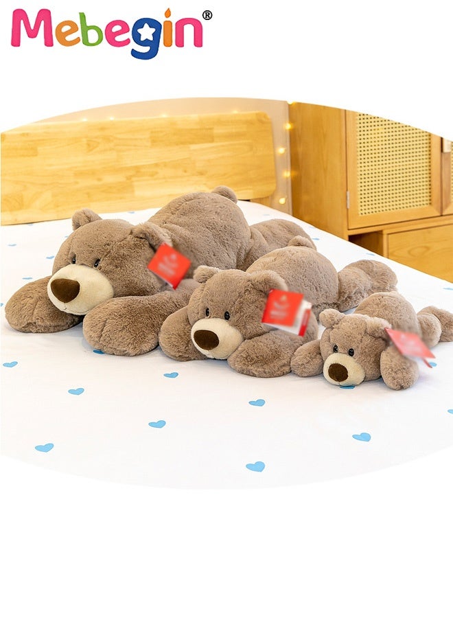 MEBEGIN 30cm Stuffed Bear, Unique Shape Fluffy Bear, Shaggy Stuffed Brown Bear, Adorable Plush Toy Pillow, Made of Soft Premium Stuffing Material, Creative Interior Decoration, Fun Themed Room Decor, Ideal Gift for All Age - Image 5