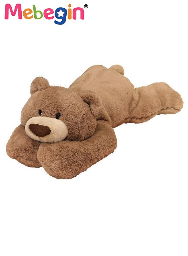 MEBEGIN 30cm Stuffed Bear, Unique Shape Fluffy Bear, Shaggy Stuffed Brown Bear, Adorable Plush Toy Pillow, Made of Soft Premium Stuffing Material, Creative Interior Decoration, Fun Themed Room Decor, Ideal Gift for All Age - Image 2