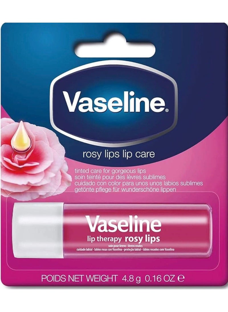 Vaseline Rosy Lips Lip Care 4.8g - Image 1