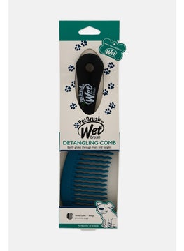 Wet brush Detangling Comb Pet Brush, Teal  - Image 1