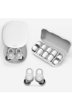 Sleep Noise Reduction Earplug Set - Reusable Silicone Earplugs for Effective Noise Resistance, Ideal for Sleep, Concerts, Motorcycles, Work, and Noise Sensitivity (Gray)