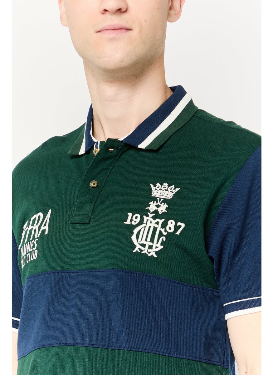 La Martina Men Regular Fit Embroidered Short Sleeves Polo Shirt, Multicolor  - Image 3