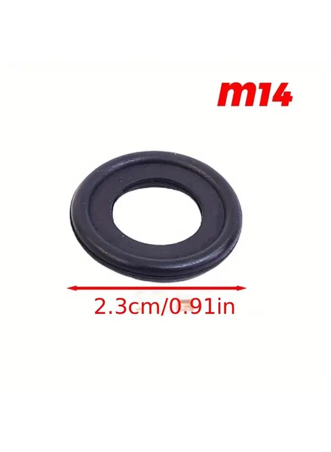 50pcs Rubber Oil Drain Plug Gasket For M12 Screws Automotive Engine Sealing Gasket Set Car Maintenance Repair Flexible Precision Fit - Image 3