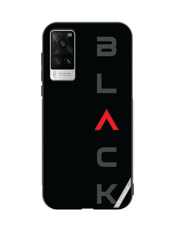 VR CREATIVE Protective Case Cover For Vivo X60 Pro Black Design Multicolour - Image 1