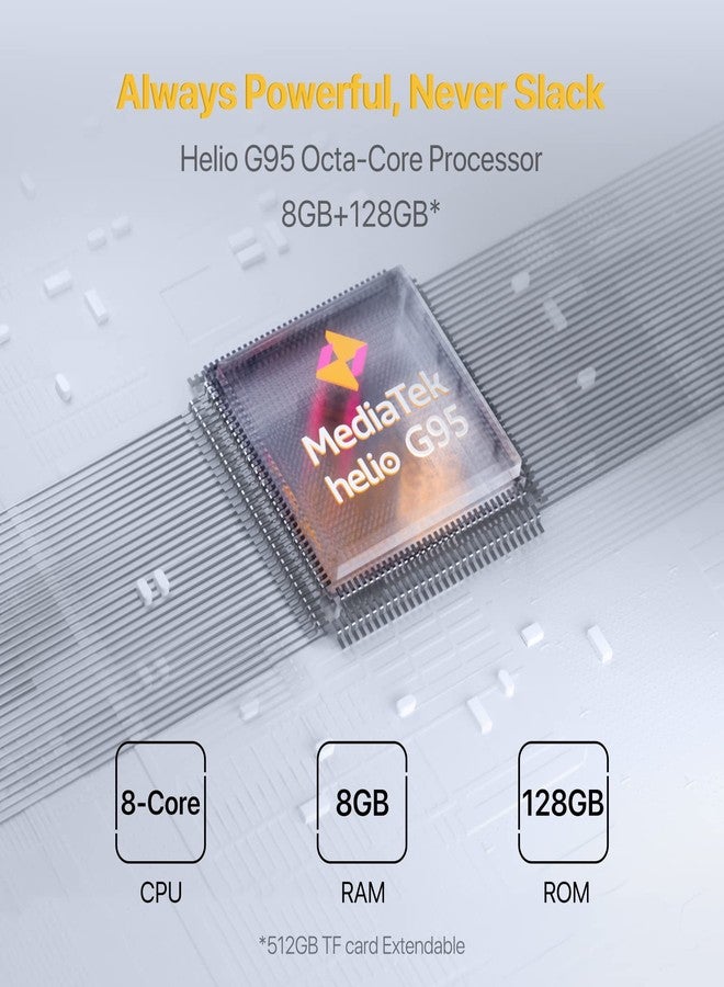 UMIDIGI Rugged Unlocked Cell Phones Canada, BISON 2 PRO 8G+256GB, Rugged Smartphone with IP68 & IP69K, 6150mAh Mobile Phone, Android 12, NFC, 6.5" FHD, 48MP AI Triple Camera, Dual 4G, 18W, Type-C, GPS - Image 2