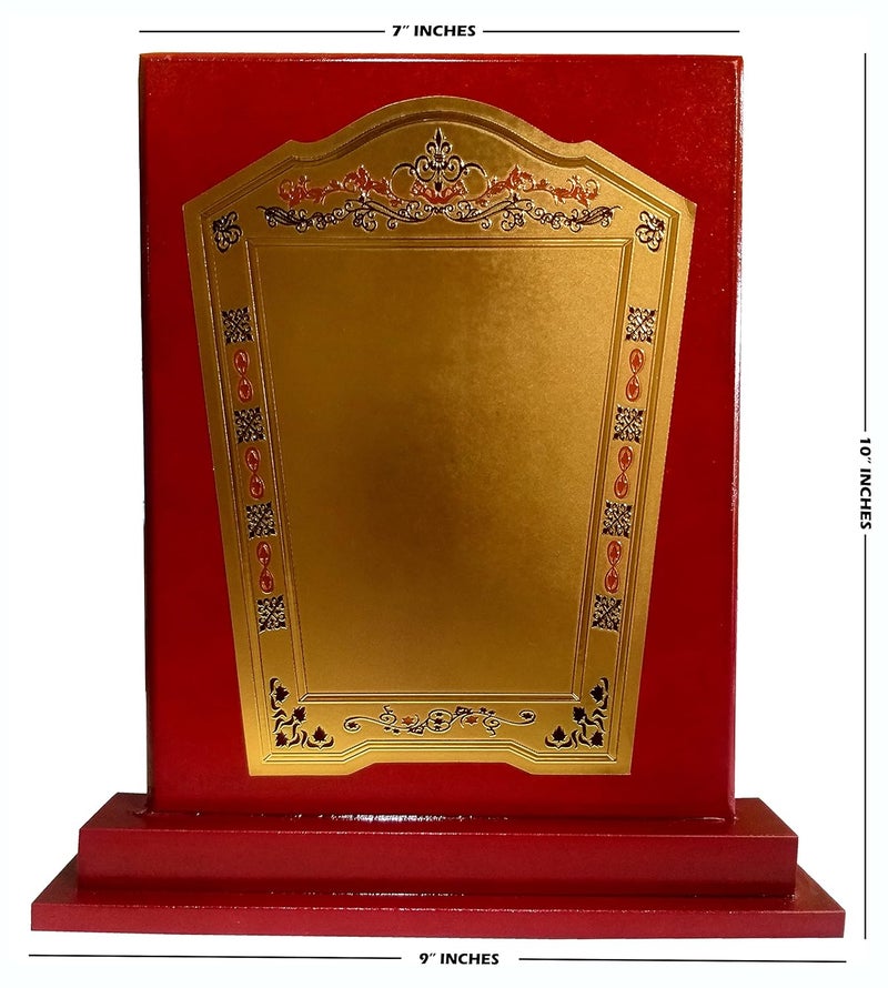 Be Win Wooden Red Rectangle 10X7 in Momentos with in Gold Foil for Sports Event, Functions & Other Events - Image 3