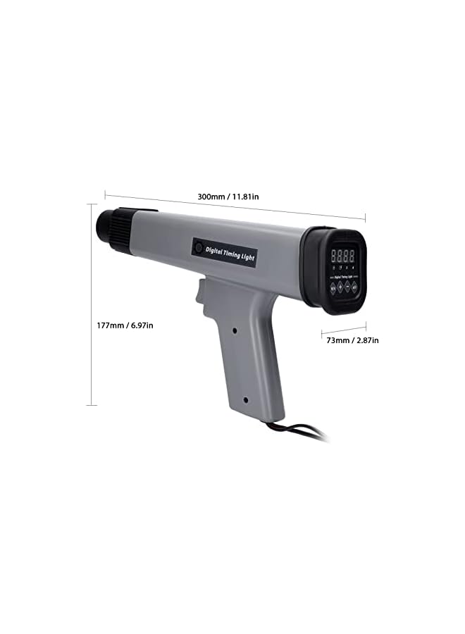 Generic 12 Professional Digital Display Inductie Timing Light Car Motorcycle Petrol Engine Ignition Timing Strobe Lamp Auto Motorcycle Detection Diagnosis Tool  - Image 5