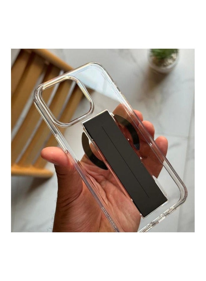 MagSafe Grip Case for iPhone 16 Pro – 13ft Drop Protection, Anti-Yellowing Crystal Clear Back, FlexGrip One-Hand Secure Hold, MagClick Wireless Charging Compatible, Shockproof & Scratch-Resistant - Image 2