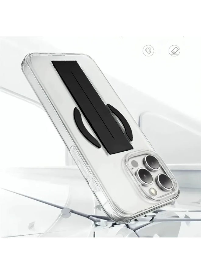 MagSafe Grip Case for iPhone 16 Pro – 13ft Drop Protection, Anti-Yellowing Crystal Clear Back, FlexGrip One-Hand Secure Hold, MagClick Wireless Charging Compatible, Shockproof & Scratch-Resistant - Image 3