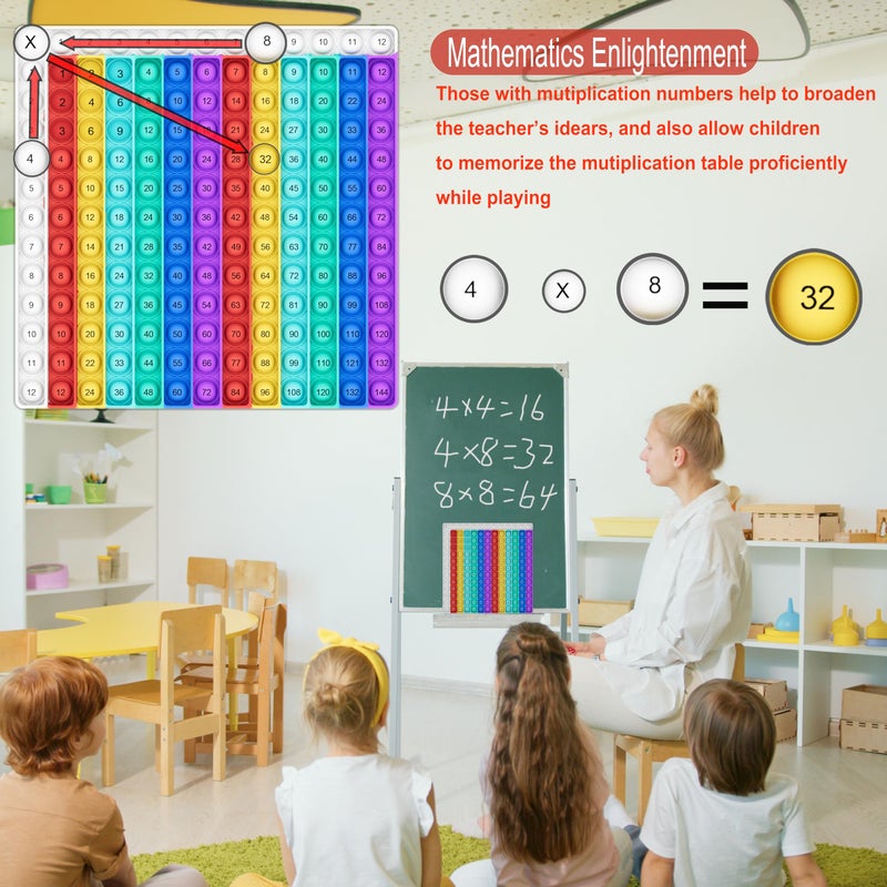 cOOva Math Games for Kids - Flash Cards for Kids - Pop it Practice with Addition, Subtraction, Multiplication & Division - Ideal for Math Learning and Skill Building. - Image 4