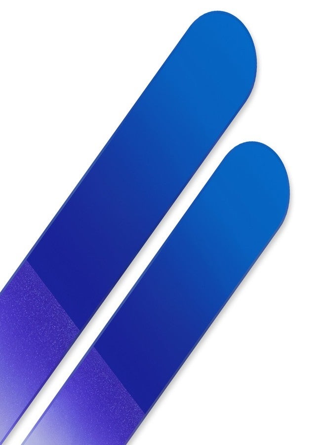 Mont Bleu Glass Nail File - Mont Bleu Set of 2 Color Glass Nail Files - Handmade - Genuine Czech Tempered Glass - Crystal Nail Files for natural nails - Image 3