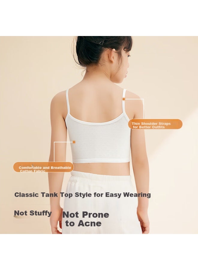 Mei Ya Ting Meiyating Girls' Underwear, Puberty Bra For 10-14 Year Old Elementary School Students, Children's Girls' First Stage Seamless Camisole - Image 3