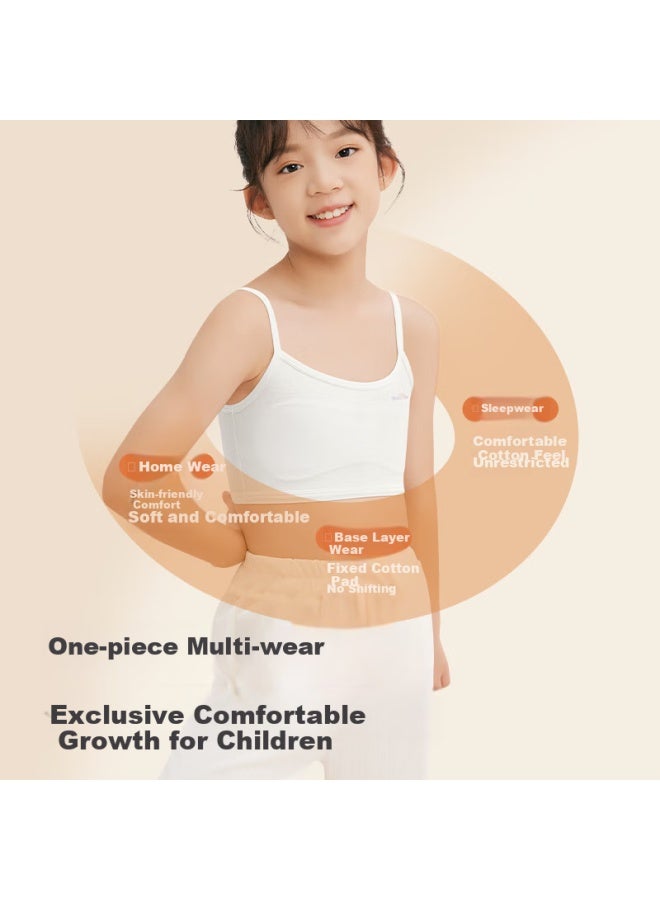 Mei Ya Ting Meiyating Girls' Underwear, Puberty Bra For 10-14 Year Old Elementary School Students, Children's Girls' First Stage Seamless Camisole - Image 5
