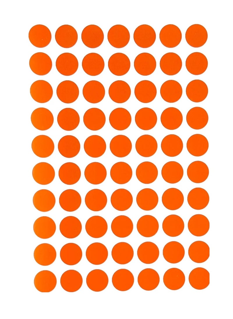 Sadaf 700-Piece Round Labels 18mm Diameter Orange  - Image 2