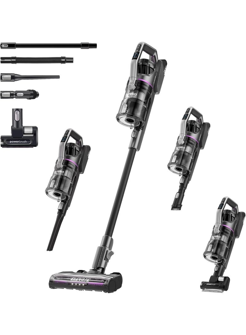 EUREKA Cordless Vacuum Cleaner, 550W 60 Mins Running 5-IN-1 Powerful Househould Wireless Vacuum 19Kpa, with LED Headlights, for Home Carpet Hard Floor Car Pet Hair - Image 1