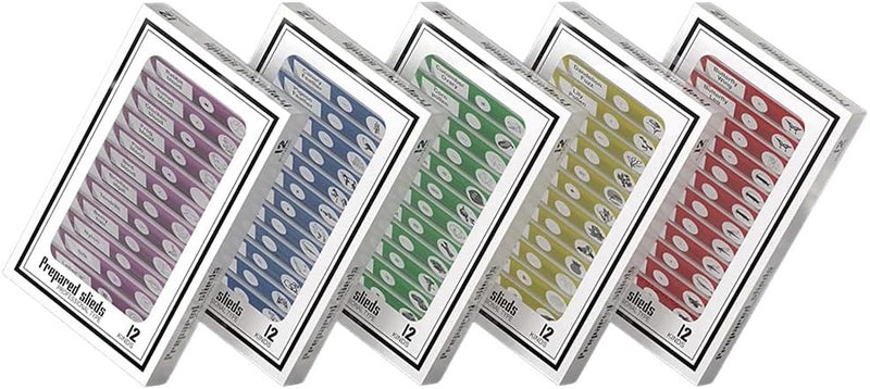 Jiusion 60Pcs Prepared Microscope Slides Specimen Animals Insects Plants Flowers Sample Biological Specimen, Stereo Microscope Slide for Kids Children Students Enlighten Education - Image 1
