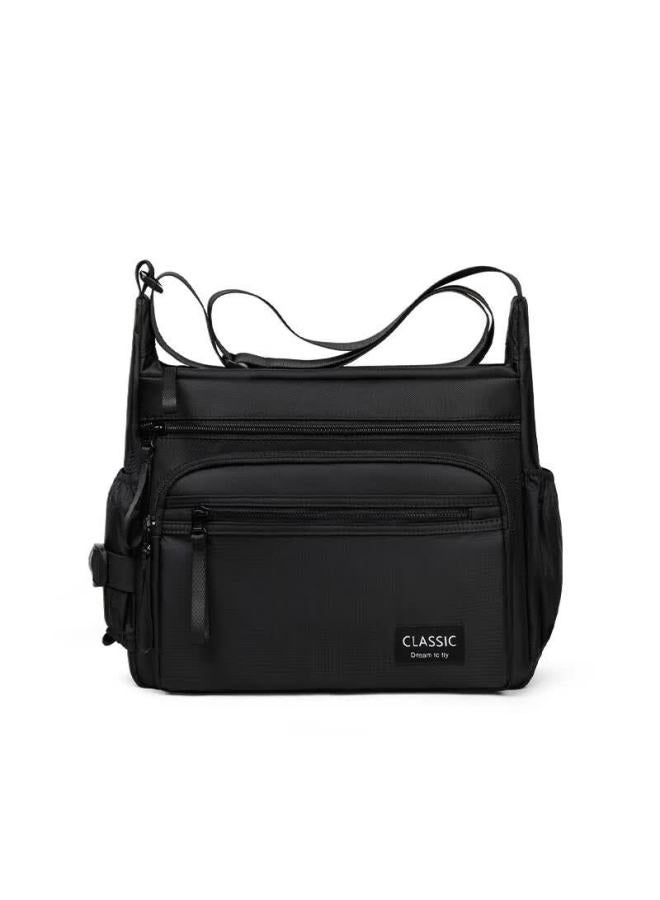 Viney Men's Crossbody Shoulder Bag High-end Commuter Messenger Bag Lightweight Luxury Large Capacity Travel Phone Bag - Image 1