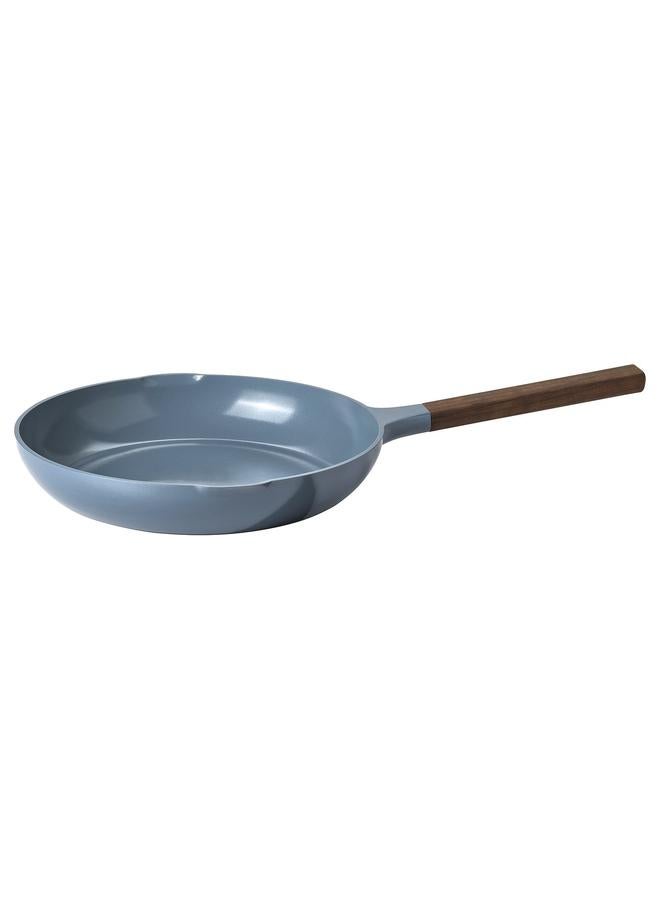 Green Tiger Frying Pan, Non-Stick Coating/Wood Dark Grey-Blue, 28 Cm - Image 1