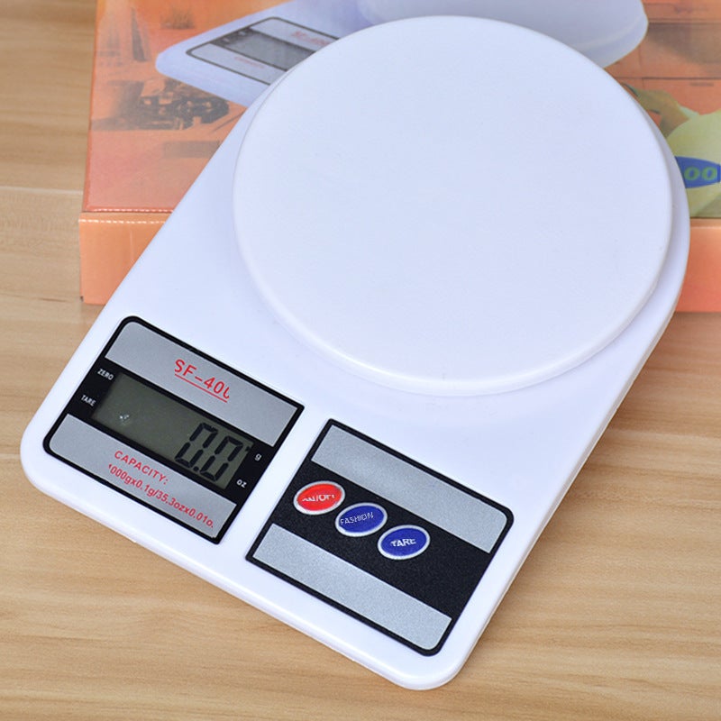 Baking gram scale sf-400 electronic kitchen scale weighing household high precision food ingredients kitchen scale Food Scale 1G -10kg English 