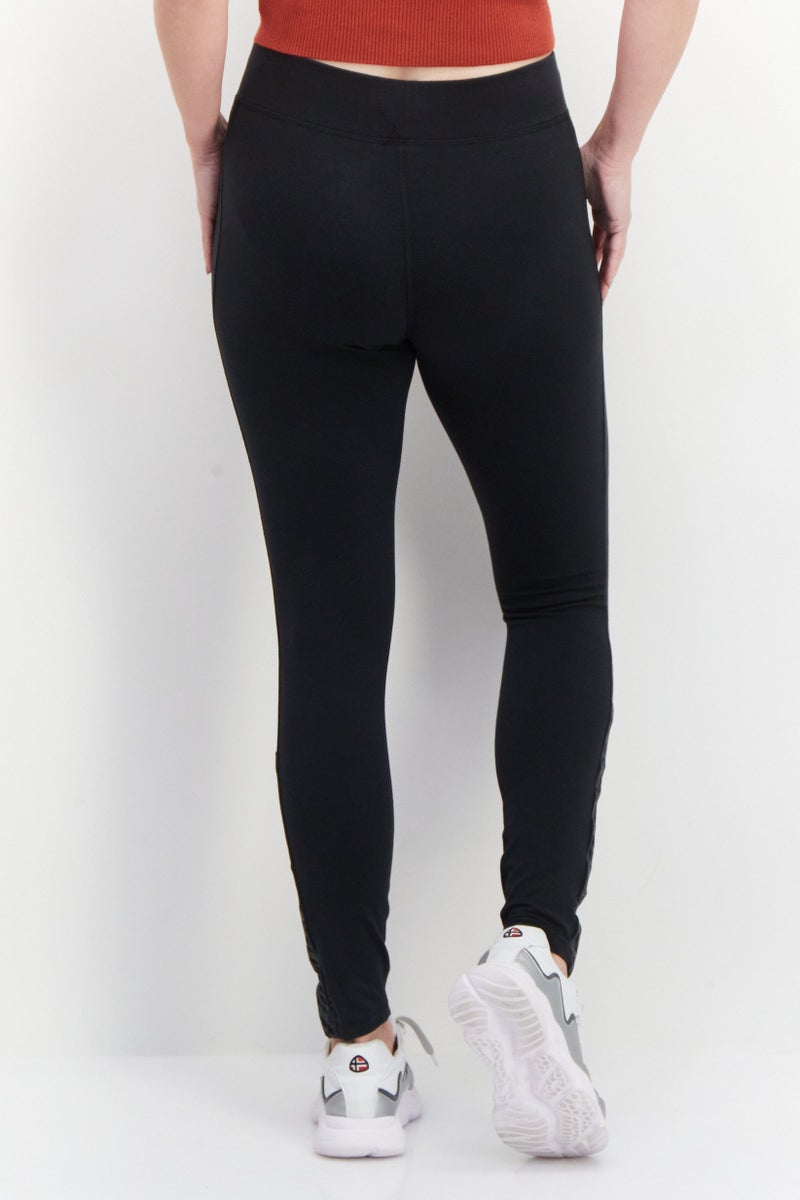 Ufc Women Sportswear Fit Brand Logo Training Leggings, Black - Image 4