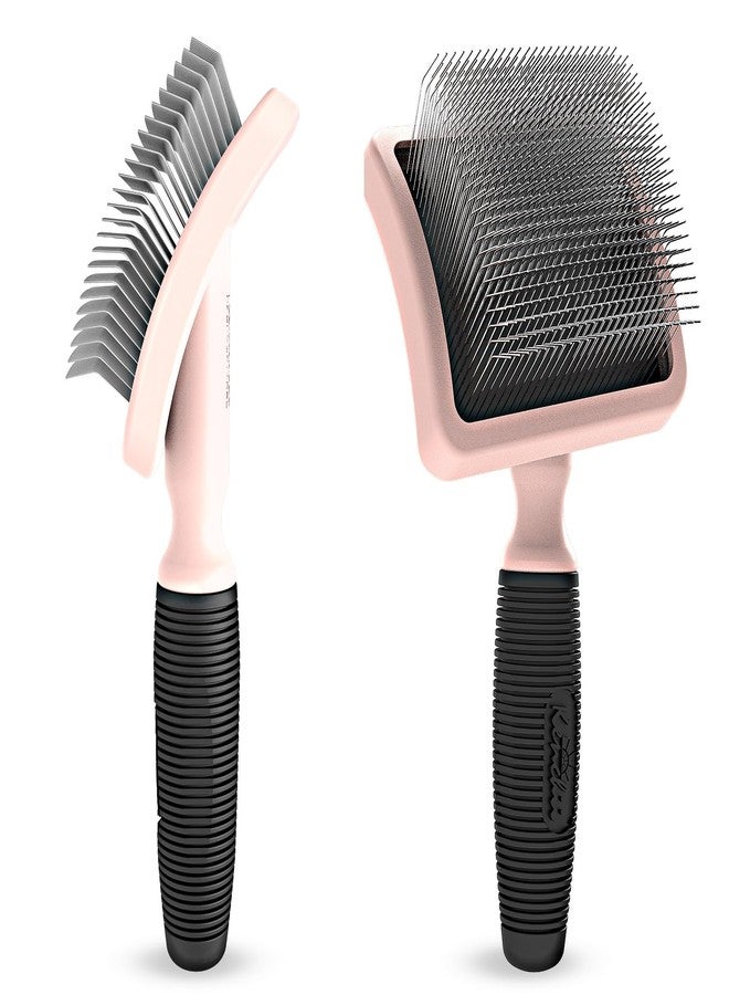 Kenchii Long Pin Slicker Brush for Dogs (Poodles, Doodles, Goldendoodles, Labradoodles), Professional Grooming Brush for Detangling, Fluffing & Dematting, Non-Slip Comfort Handle - Image 1
