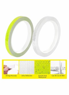 SYOSI Reflective Tapes 6 Rolls Safety Warning Stickers Waterproof Outdoor Bicycle Rim Reflector Tape Thin Sticker for Bikes Helmets Bicycles Motorcycle Decoration  - Image 5