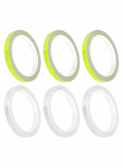SYOSI Reflective Tapes 6 Rolls Safety Warning Stickers Waterproof Outdoor Bicycle Rim Reflector Tape Thin Sticker for Bikes Helmets Bicycles Motorcycle Decoration  - Image 1