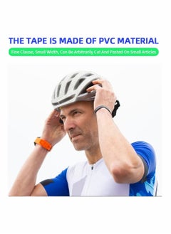 SYOSI Reflective Tapes 6 Rolls Safety Warning Stickers Waterproof Outdoor Bicycle Rim Reflector Tape Thin Sticker for Bikes Helmets Bicycles Motorcycle Decoration  - Image 3