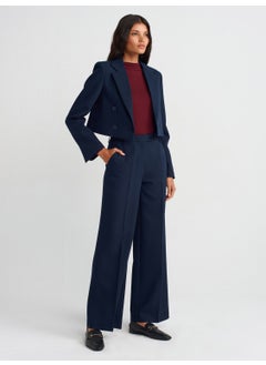 Dilvin 30504 Side Gathered Long Sleeve Blouse-Burgundy  - Image 3
