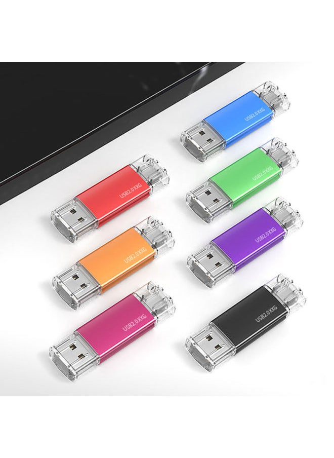 Creative High-Speed Type-C USB Flash Drive Dual Use For Mobile Phone And Laptop Metal Body Corporate Gift By Qipin Brand-Capacity:3.0 TYPE-C 32GB  - Image 2
