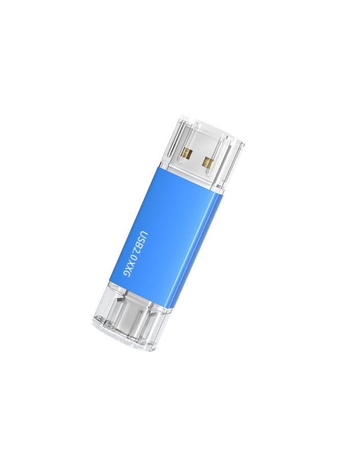 Creative High-Speed Type-C USB Flash Drive Dual Use For Mobile Phone And Laptop Metal Body Corporate Gift By Qipin Brand-Capacity:3.0 TYPE-C 32GB  - Image 5