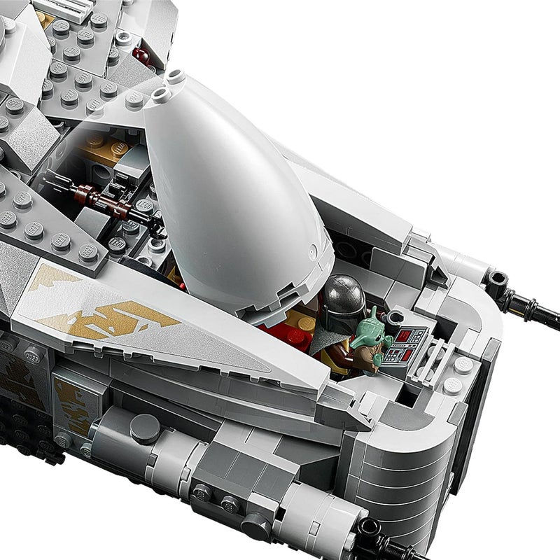 LEGO 75292 حرب النجوم السفينة رايزر كريست، لعبة سفينة مانديالوريان، مجموعة بناء نموذج مع 4 شخصيات مصغرة، بما في ذلك الطفل 'بيبي يودا'، بالإضافة إلى شخصية درويد IG-11، فكرة هدية للأطفال، الأولاد - Image 5
