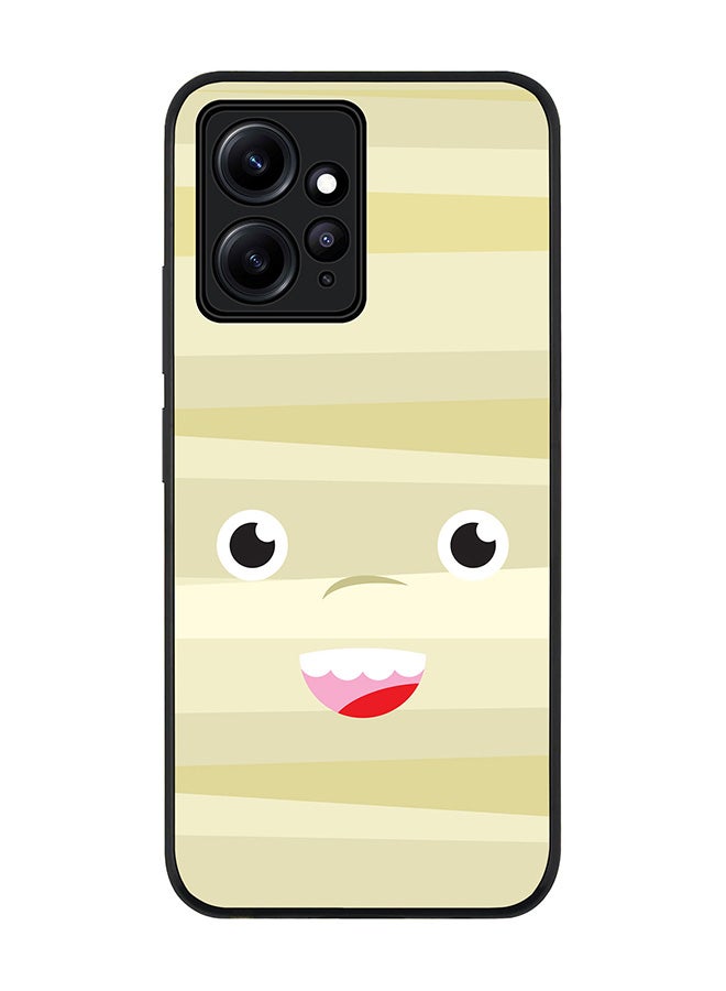 Stylizedd Rugged Black edge case for Redmi Note 12 4G Slim fit Soft Case Flexible Rubber Edges Anti Drop TPU Gel Thin Cover - Cute Mummy - Image 1