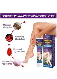 HBESTY Varicose Veins Cream Relief Phlebitis Angiitis 100% Natural Ingredients Added Eliminate the Appearance of Varicose Veins - Vein Inflammation Treatment for Men & Women 20g  - Image 4