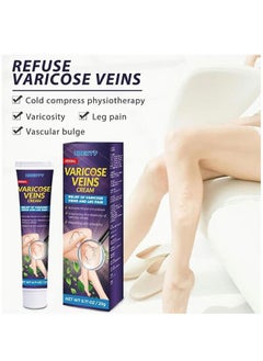 HBESTY Varicose Veins Cream Relief Phlebitis Angiitis 100% Natural Ingredients Added Eliminate the Appearance of Varicose Veins - Vein Inflammation Treatment for Men & Women 20g  - Image 2