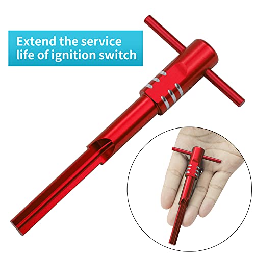 PEATOVIE Ignition Switch Housing Motorcycle Alignment Tool Compatible with 2014-2020 Harley Touring Models - Red - Image 4